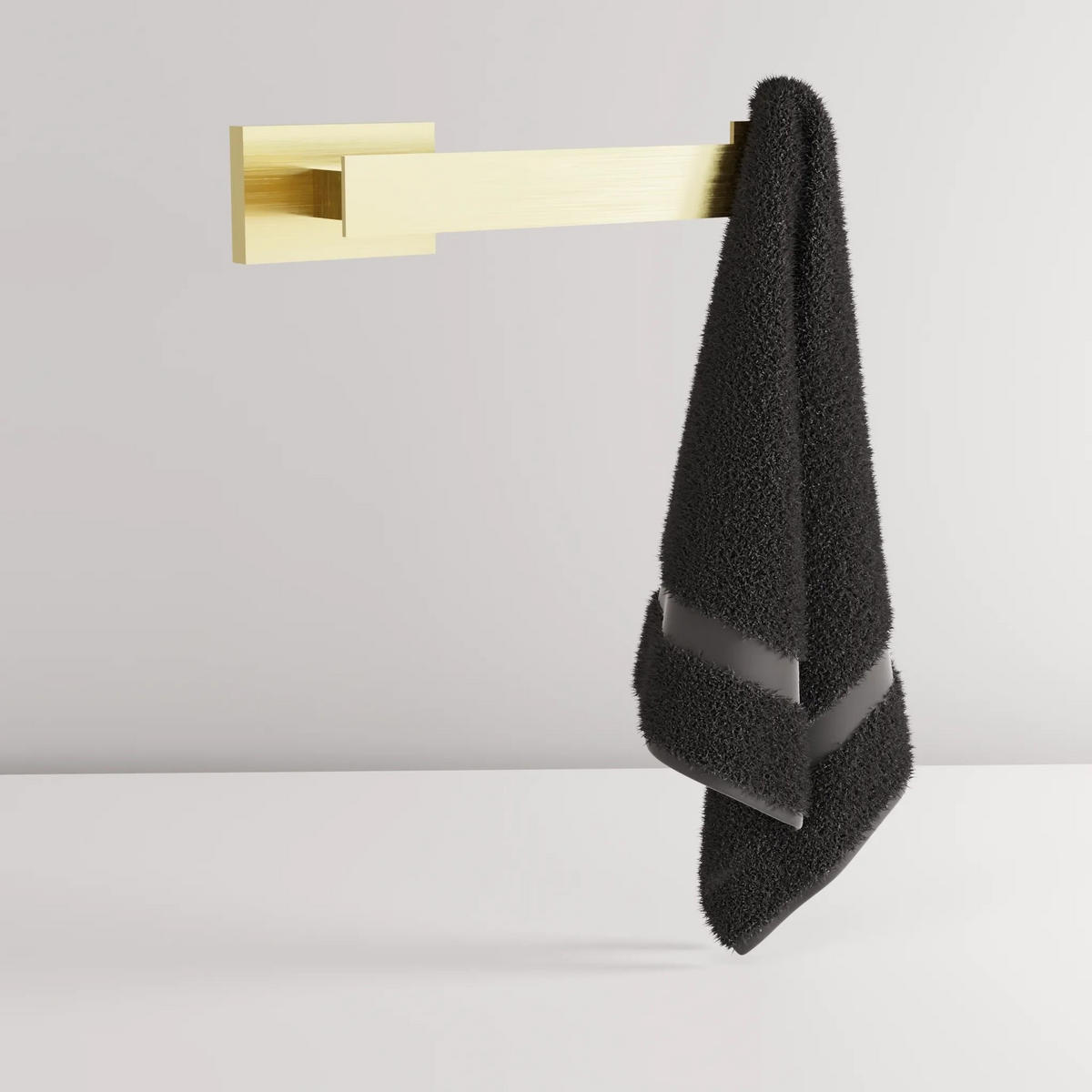 HANDTUCHHALTER Rea 209 Oste Brush Gold - Goldfarben, Metall (6/3.5/19cm) - REA