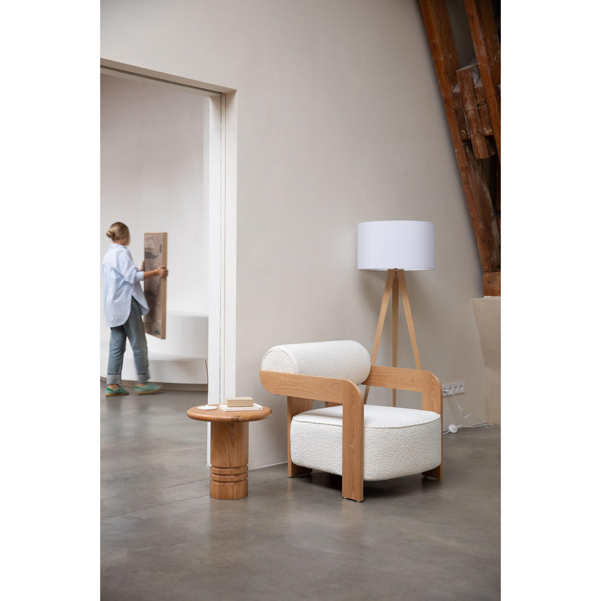 SESSEL Oolong Beige - Beige, Kunststoff (72.5/76/90cm) - Zuiver