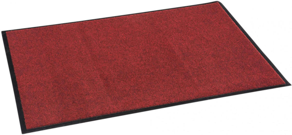 FUSSMATTE 60/40 cm Stoff rot - Rot, Textil (60/40cm) - CLP
