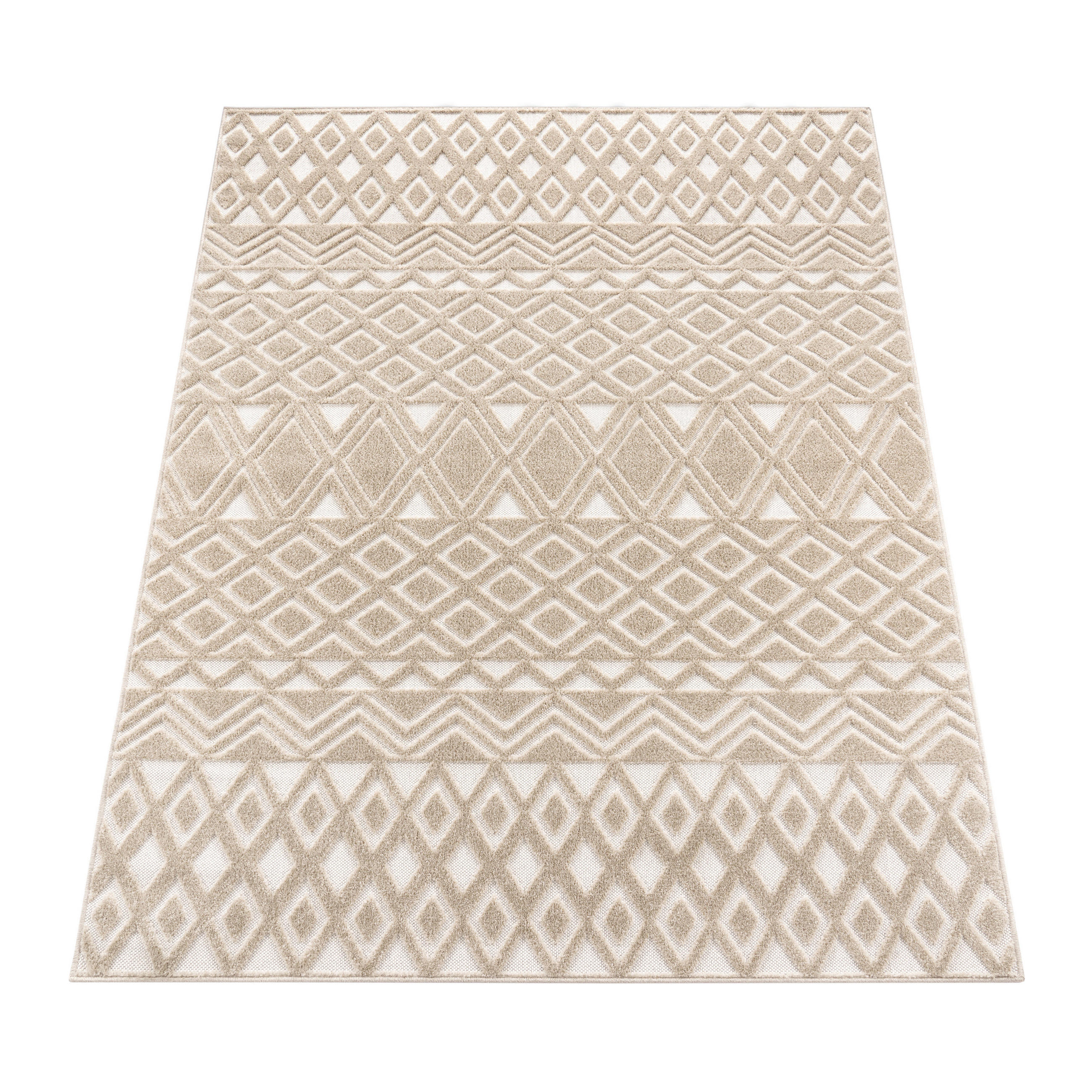 OUTDOORTEPPICH 120/170 cm Stilo 867 - Beige, Textil (120/170cm) - Paco Home