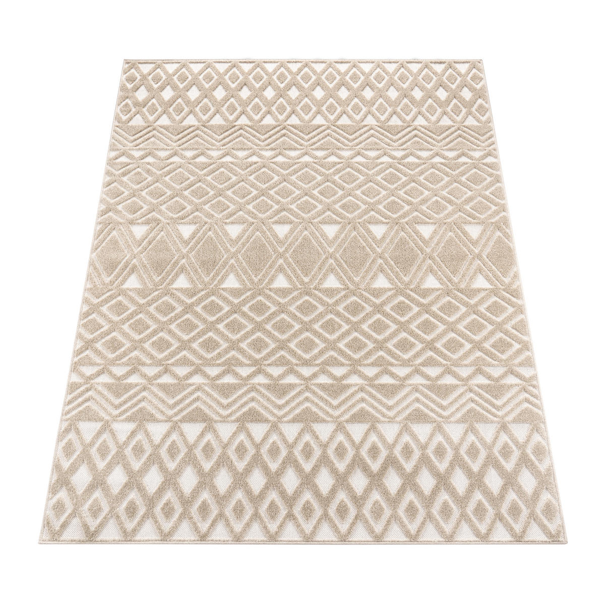 OUTDOORTEPPICH 120/170 cm Stilo 867 - Beige, Textil (120/170cm) - Paco Home