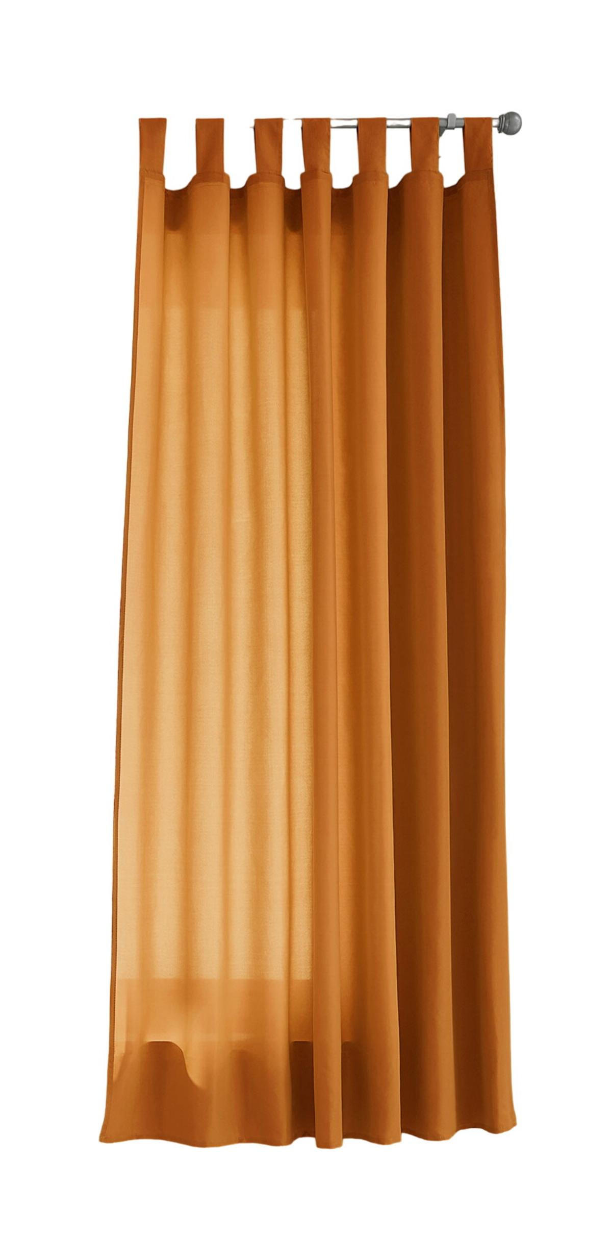 VORHANG POTSDAM HxB 175x140 cm Orange - Orange, Textil (140/175cm) - Gardinenbox