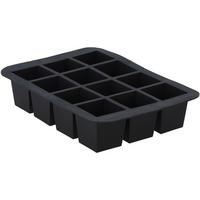 EISWÜRFELFORMER 12 Würfel 19/14/4 cm - Anthrazit, Kunststoff (14/4/19cm) - Excellent Houseware