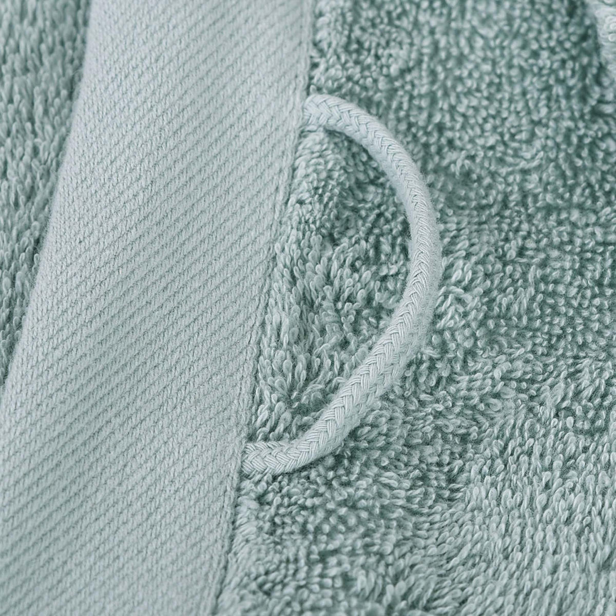 HANDTUCH-SET Color Bath, 12-tlg. Grün 100% Baumwolle - Grün, Naturmaterialien (60/120cm) - Tom Tailor