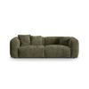 SOFA modular Martina aus Cord moosgrün 3 Sitzplätze - Salbeigrün, Textil (106/75/240cm) - Micadoni