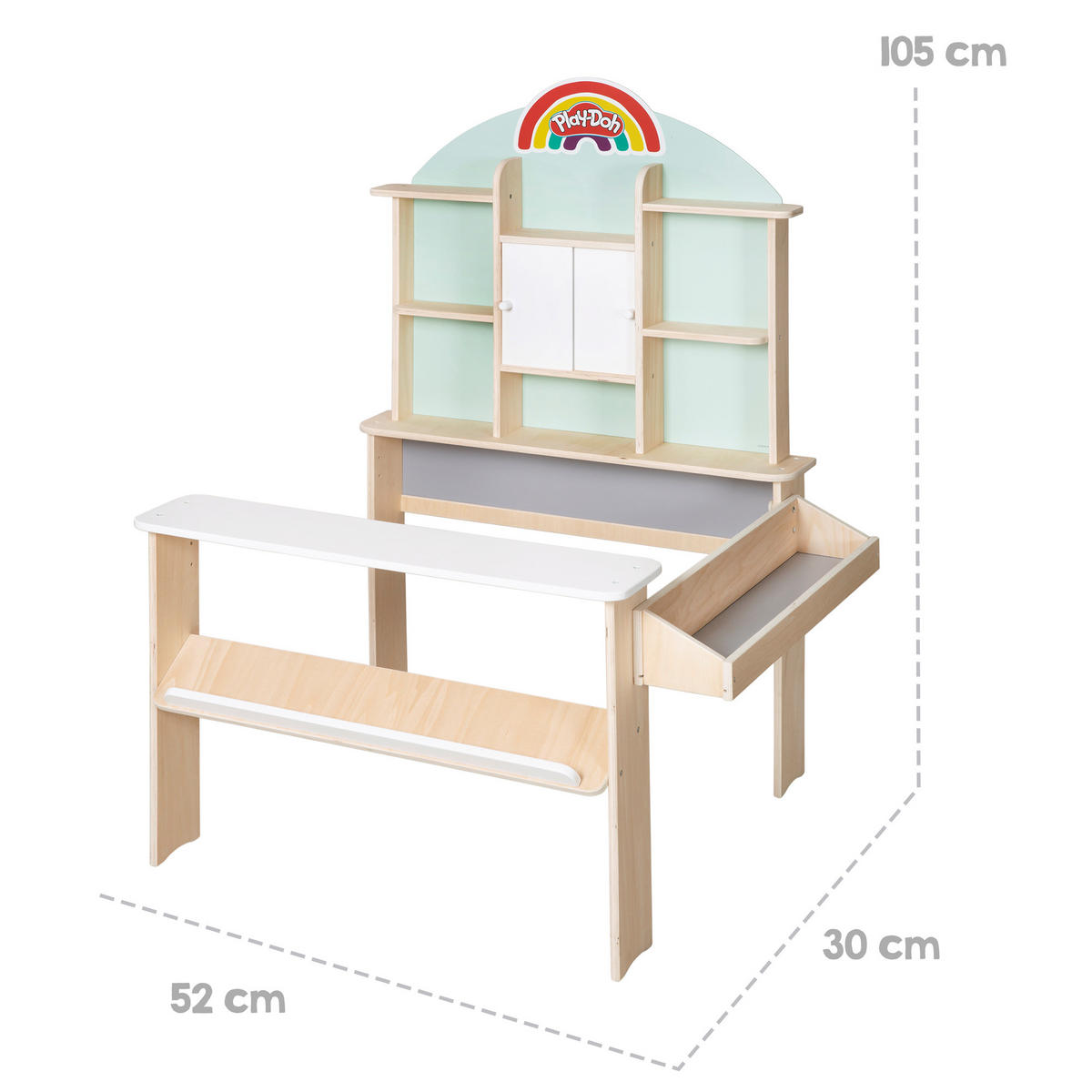VERKAUFSSTAND roba x Play-Doh - Multicolor, Holzwerkstoff (81/112/71cm) - Roba
