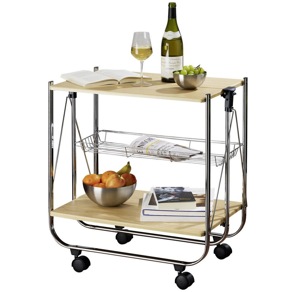 XXXLutz Servierwagen Beige 40.5x70x68 cm