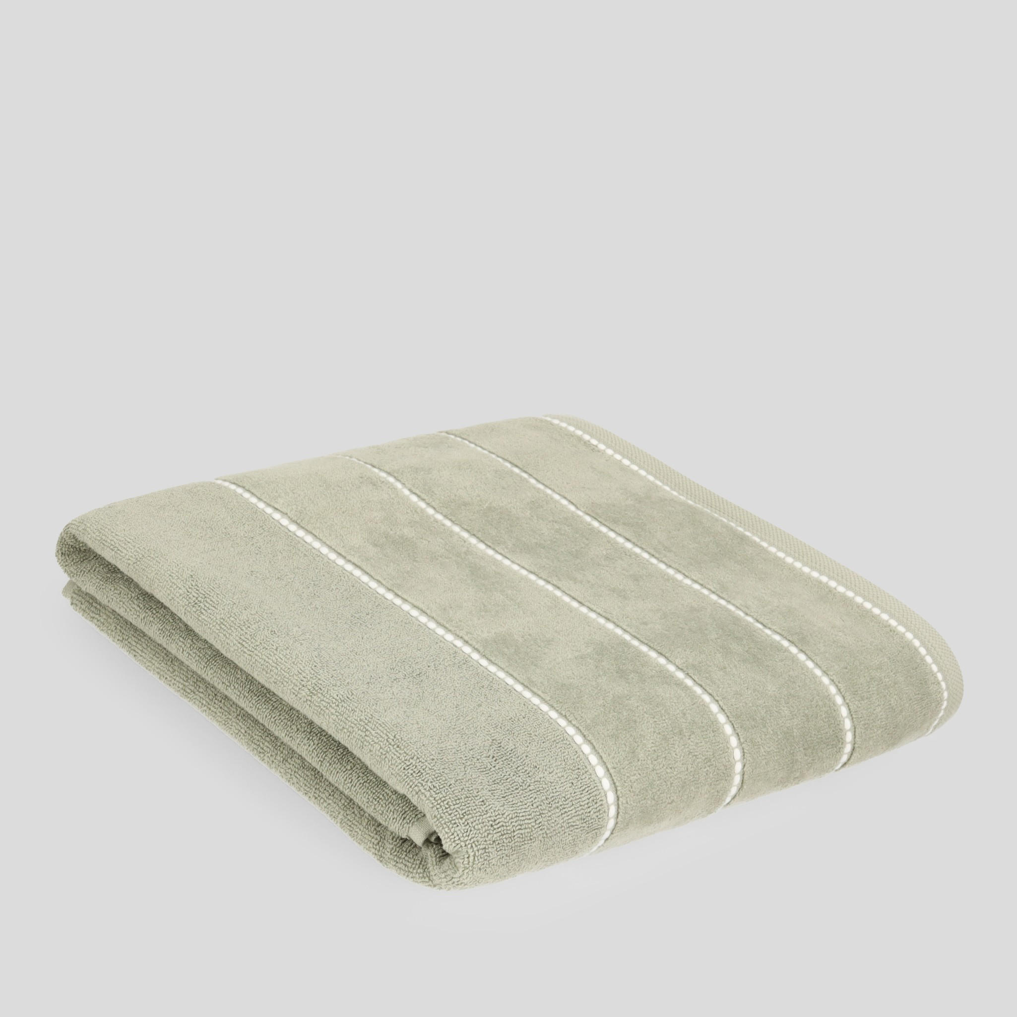 Thumbnail - home&you Duschtuch, Hellgrün, Textil, 90x140 cm, Badtextilien, Duschtücher