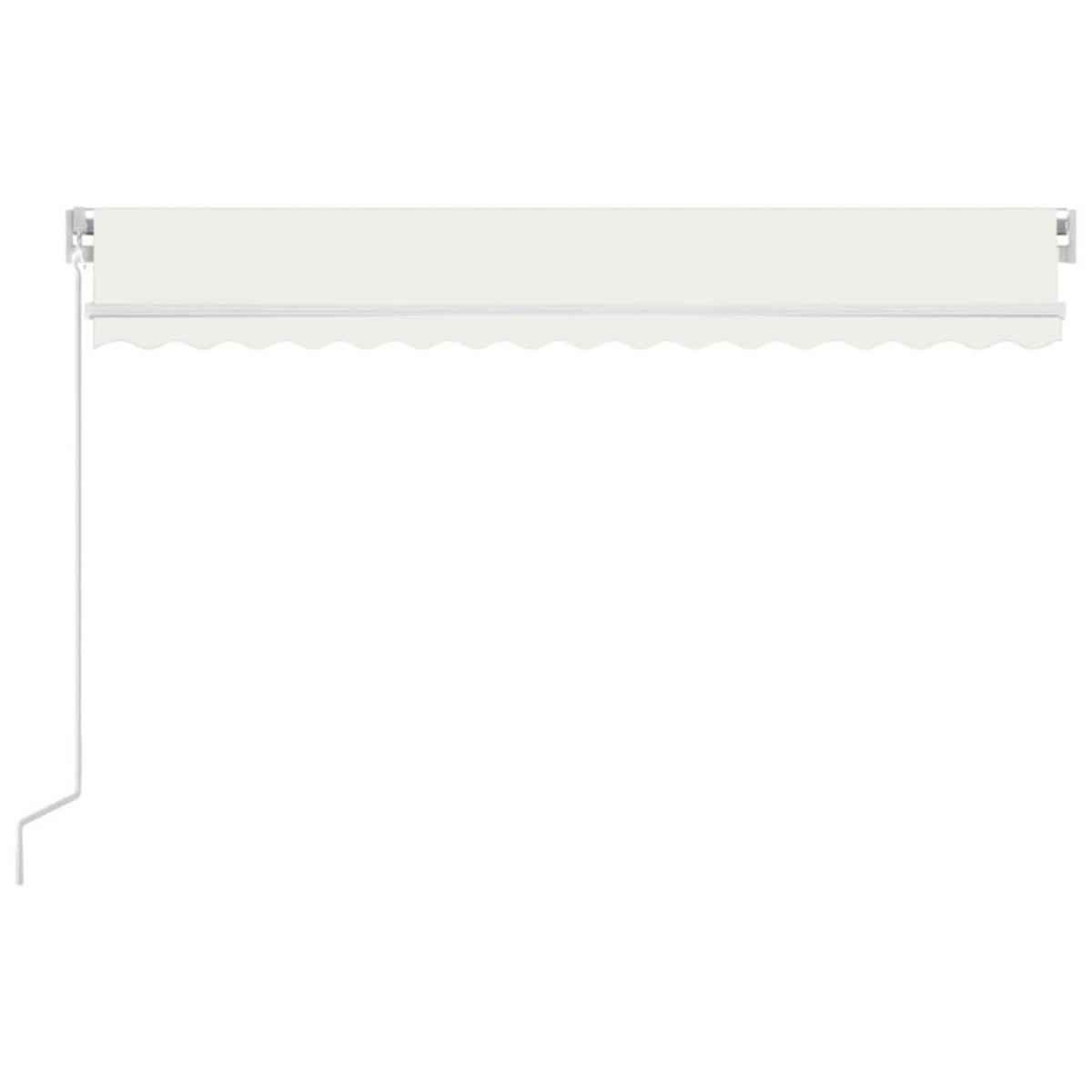 MARKISE Manuell Einziehbar 400x350 cm Creme - Creme, Metall (400/1/400cm) - furnicato