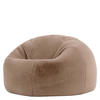 SITZSACK Kingston Kaninchenkunstfell - Mokka, Textil (85/50/85cm) - icon