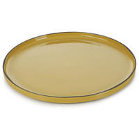 PRÄSENTATIONSPLATTE CARACTERE 33 cm CURCUMA - Currygelb, Keramik (33/2/33cm) - Revol Porcelaine France