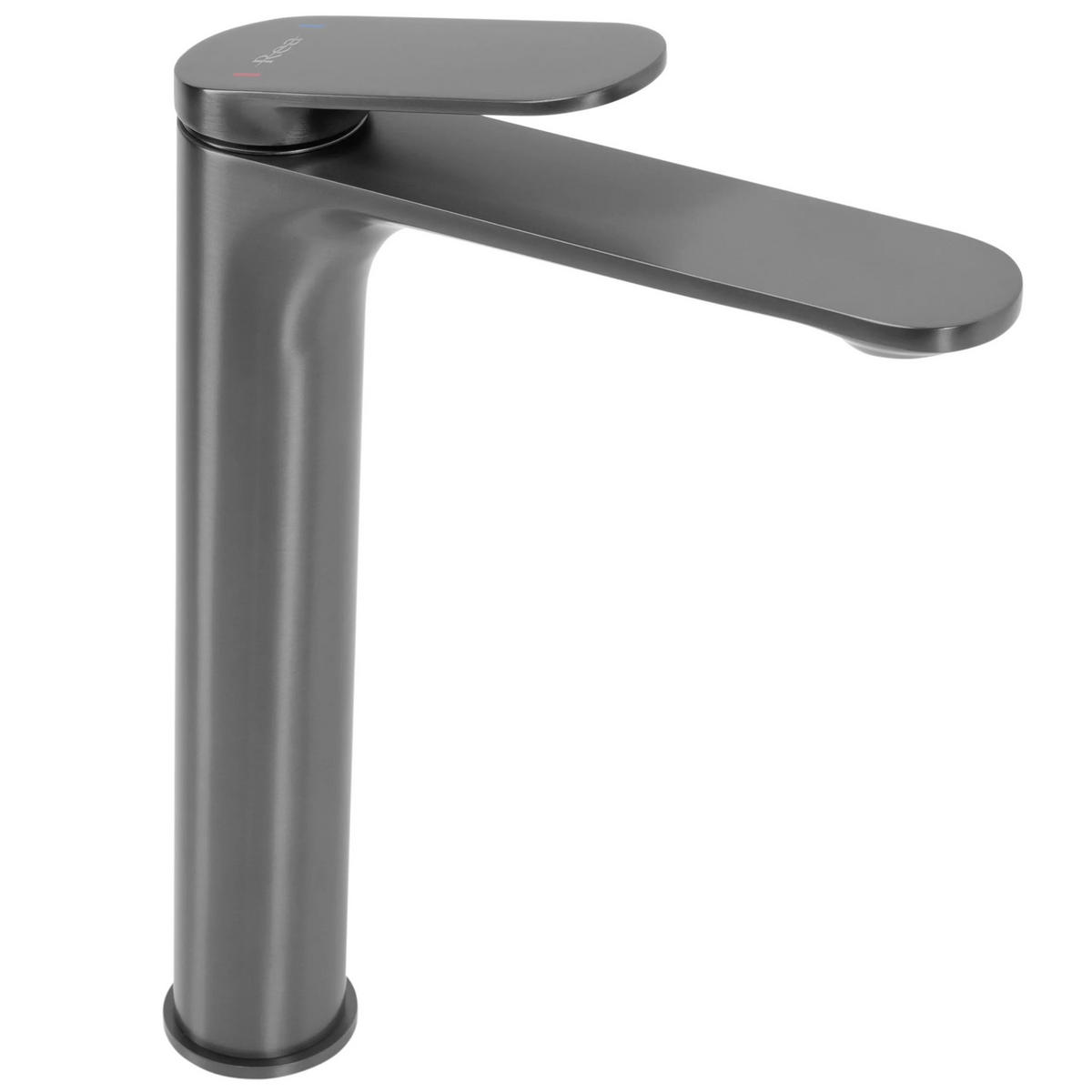 WASCHBECKENARMATUR Rea Marco Gun Grey High - Titanfarben, Metall (4.2/27.5/17.7cm) - REA