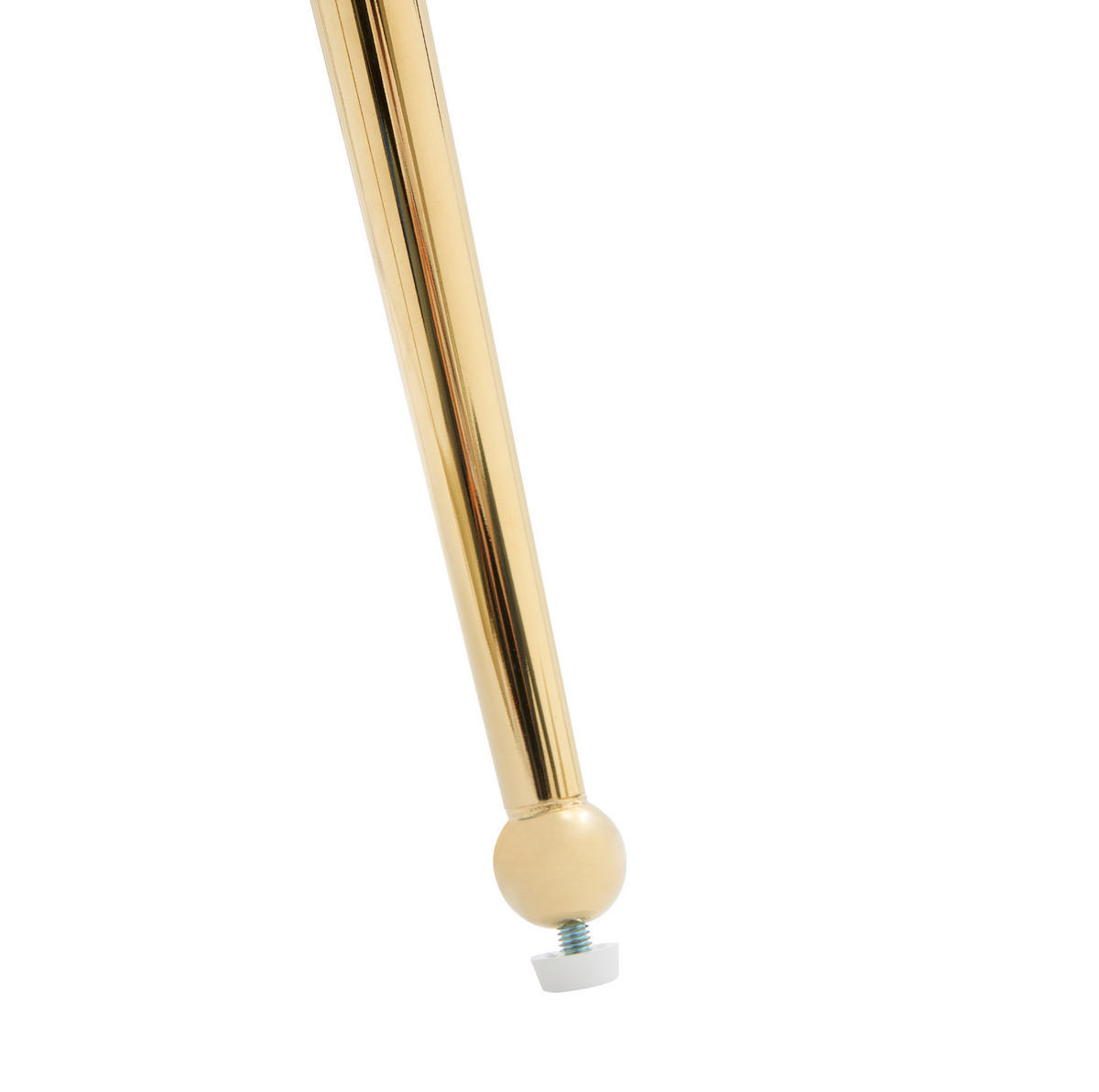 ESSZIMMERSTUHL 2er-Set mit Armlehnen Samt Beige/Gold - Beige, Metall (47.5/83/57cm) - Meubliv