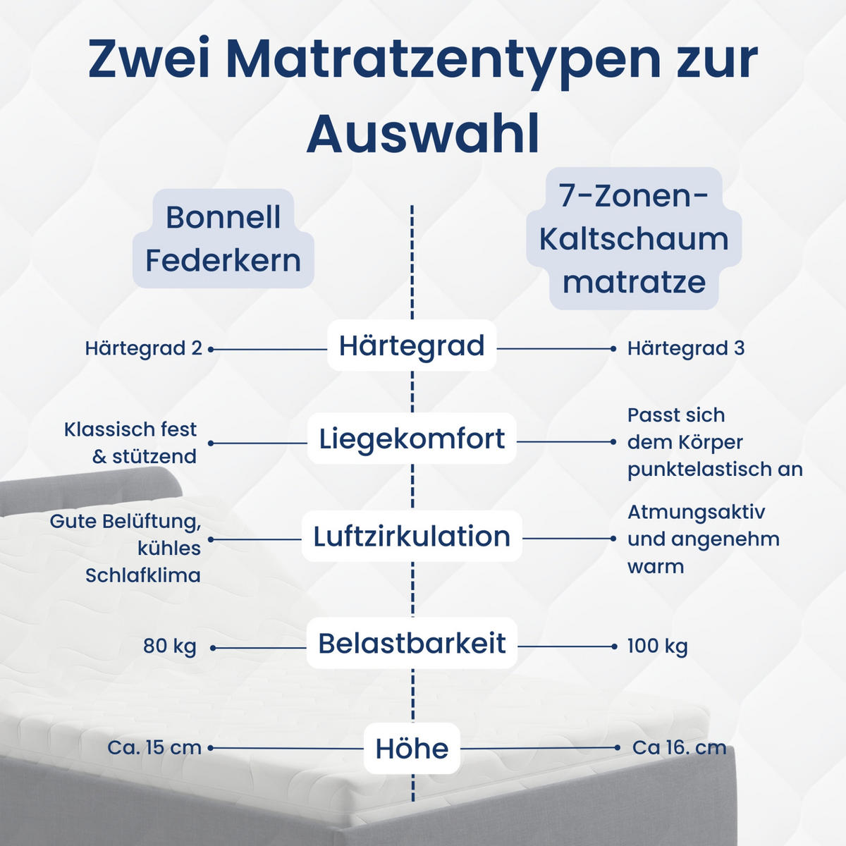 POSLTERBETT mit Kaltschaummatratze 120x200 cm in Anthrazit - Anthrazit, Holzwerkstoff/Textil (120/200cm) - Home Collective