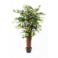 KÜNSTLICHER Ficus - Lissi 175 cm - Grün, Kunststoff (175cm) - Emerald