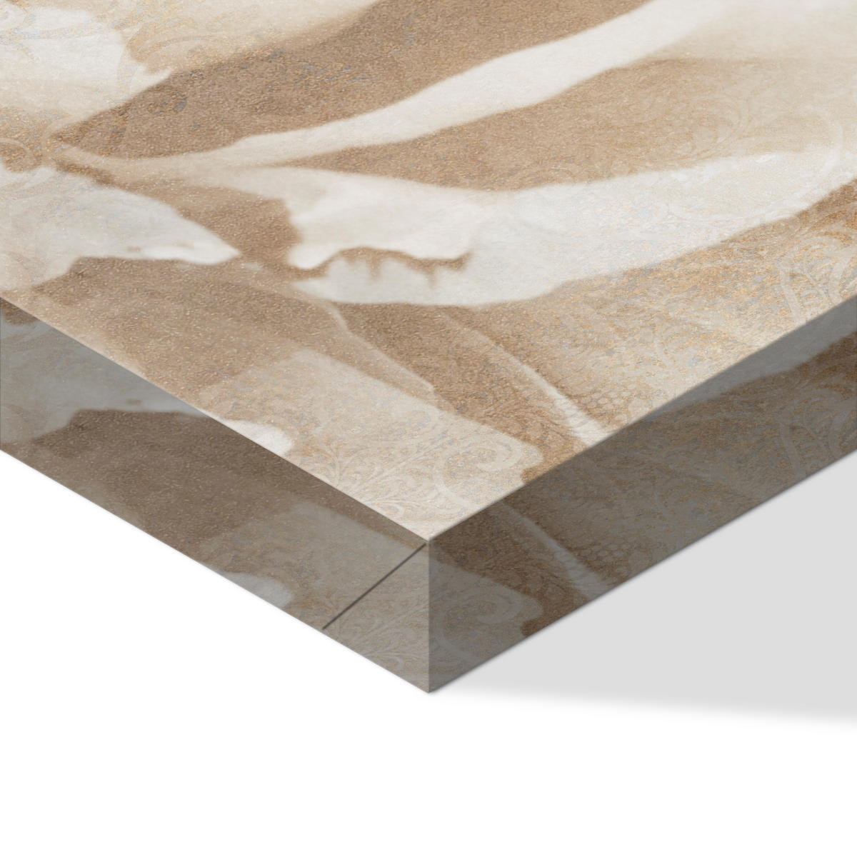 LEINWANDBILD Pfingstrosen 5-tlg. 200x100 cm - Multicolor, Holz (200/100cm) - LUMASOUL