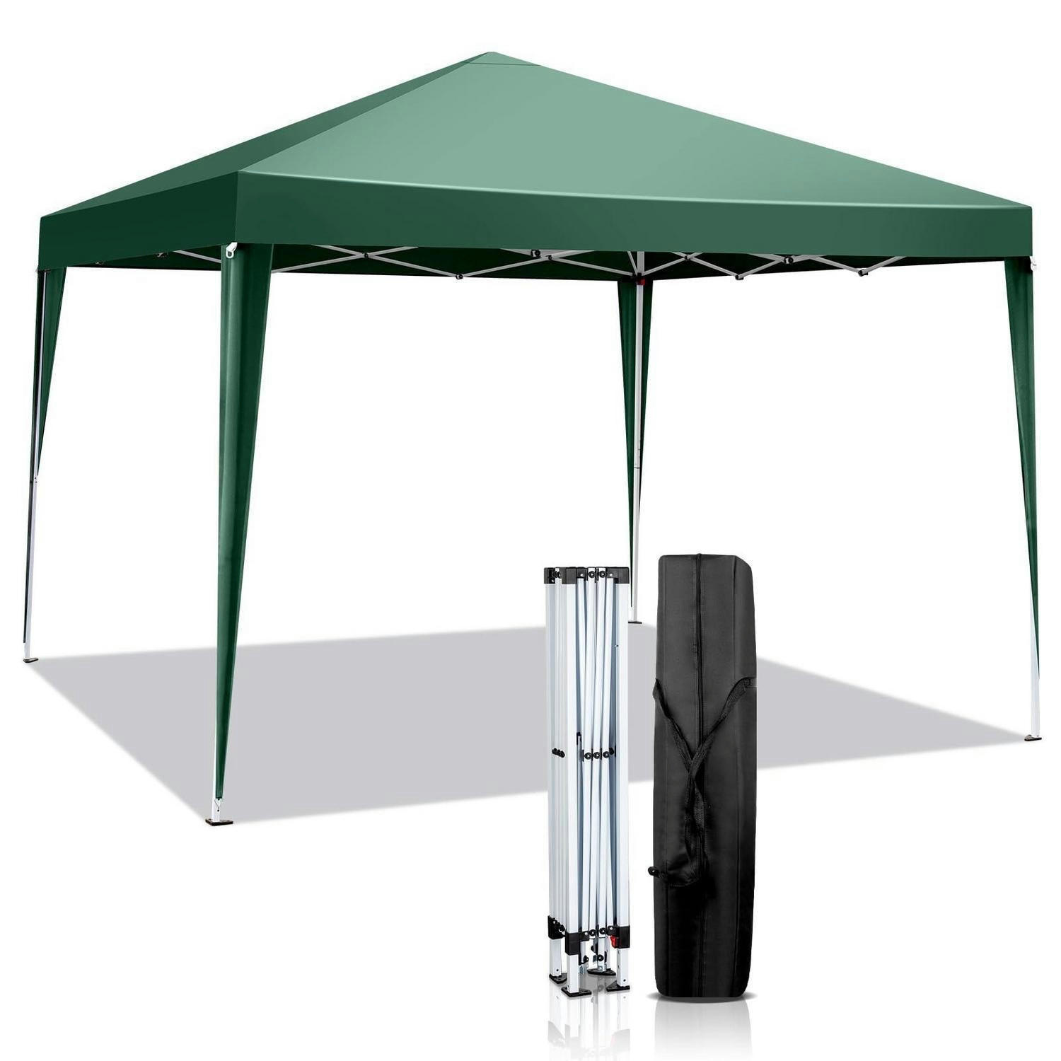 FALTPAVILLON 3x3m Grün Wasserdicht UV-Schutz 50+ - Grün, Textil (300/268/300cm)