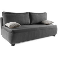 SCHLAFSOFA Aida 3-Sitzer mit Schlaffunktion, Grau - Grau, Textil (211/88/93cm) - Beautysofa