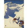 POSTER Europäische Berge Schnee Österreich A3 Rahmenlos - Klar, Papier (29.7/5/42cm) - Nacnic