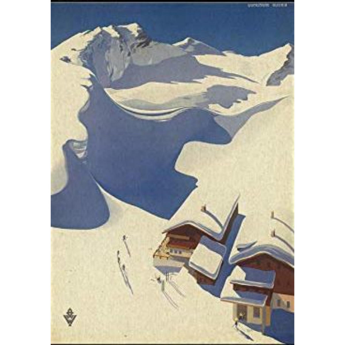 POSTER Europäische Berge Schnee Österreich A3 Rahmenlos - Klar, Papier (29.7/5/42cm) - Nacnic