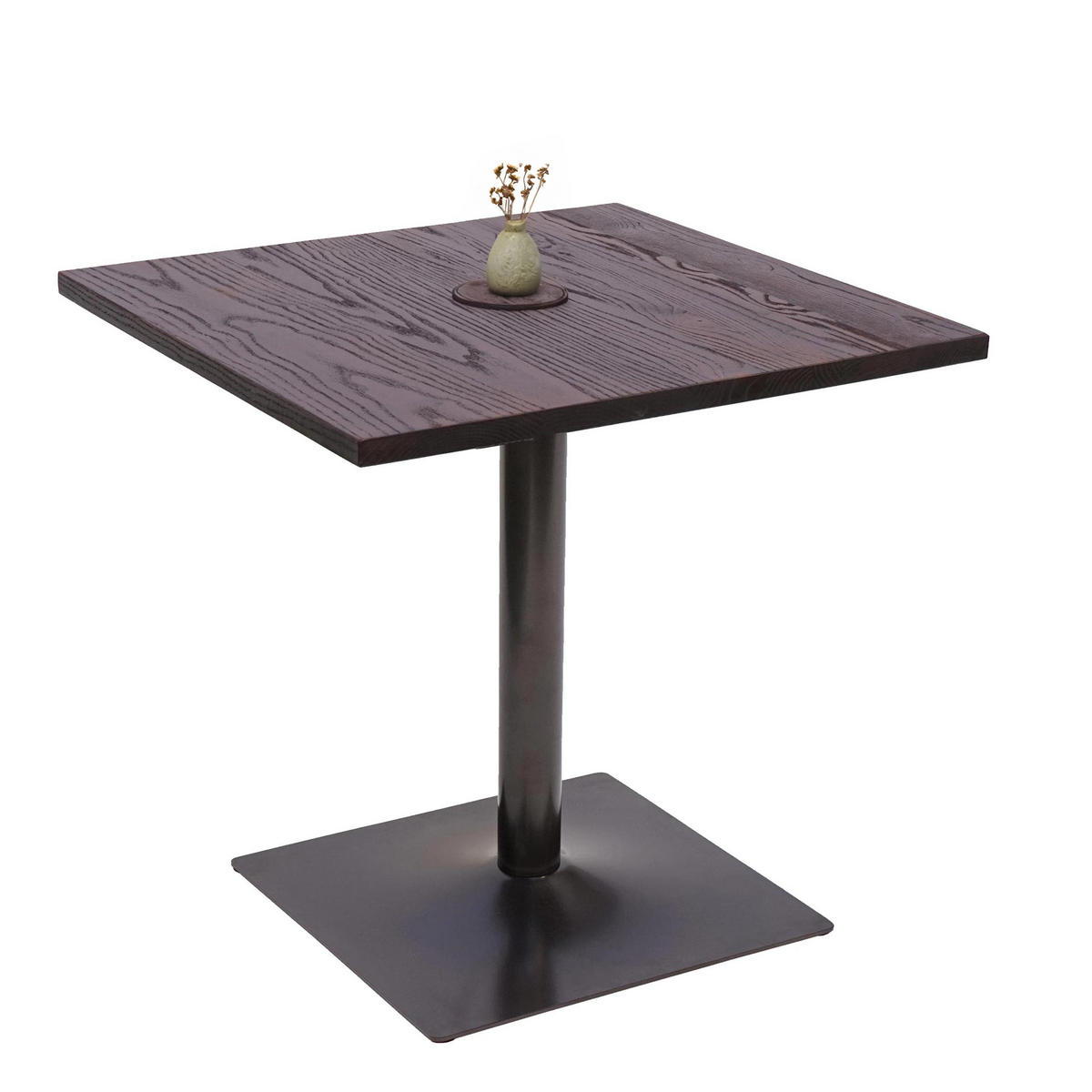 BISTROTISCH eckig Dunkelbraun - Dunkelbraun, Holz (70/75/70cm) - MCW