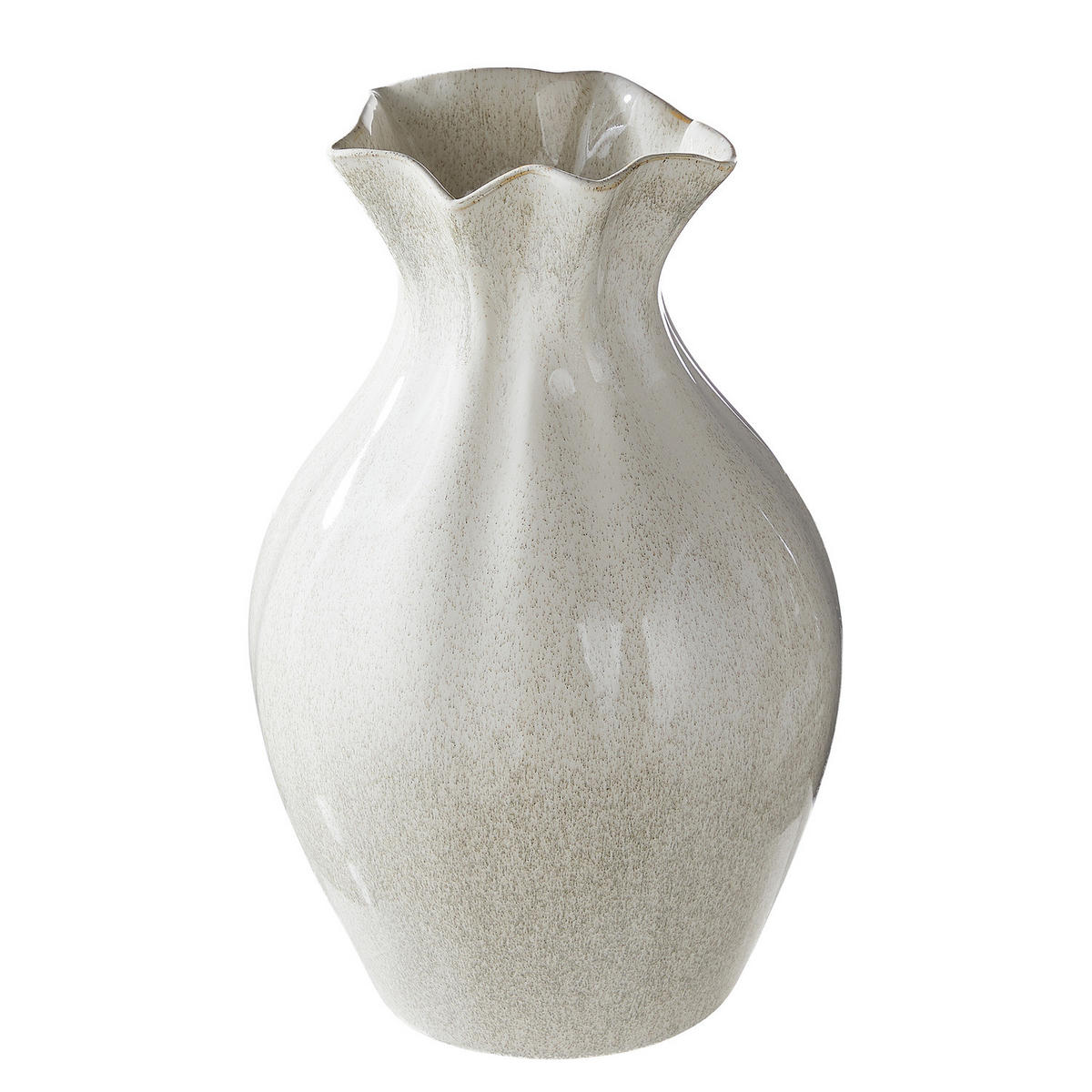 VASE Selina - Weiß, Keramik (37cm) - Butlers