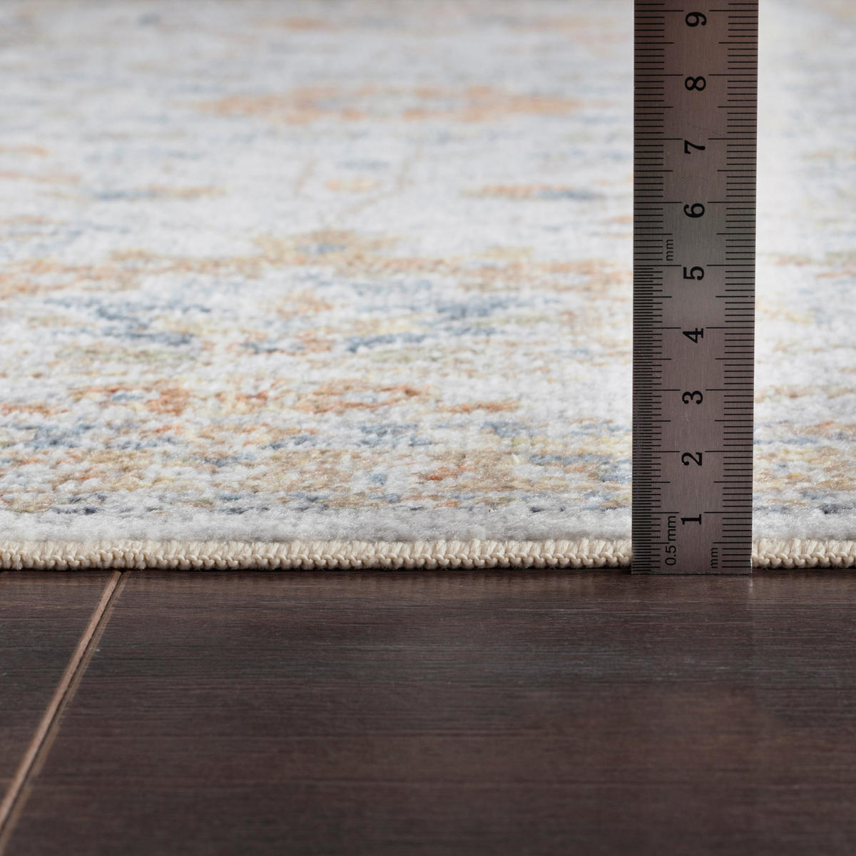 WASCHBARER TEPPICH Esther Rund Ø 200 cm Gelb - Gelb, Textil (200/200cm) - LIVABLISS