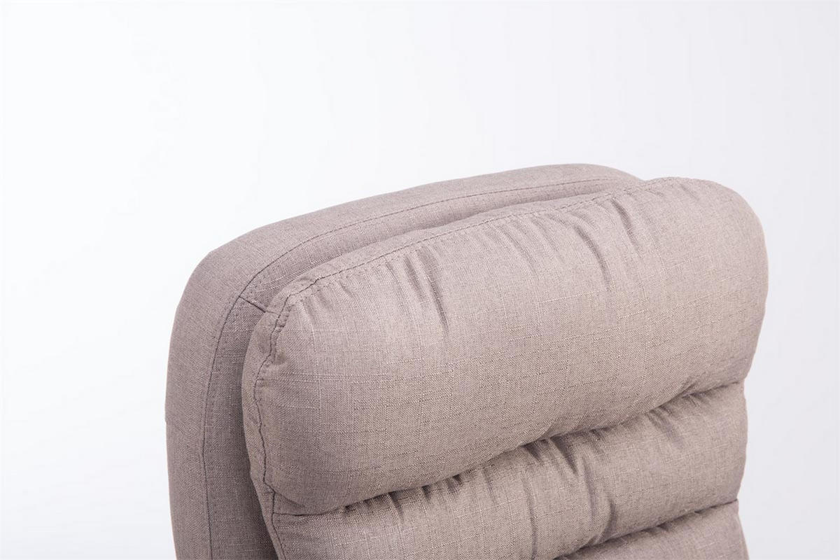BÜROSTUHL BIG Vancom, Stoff Taupe - Taupe, Textil/Metall (77/122/77cm) - TPFLiving