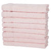GÄSTETÜCHER 30x50 cm 450g/m2 im 8er Set, Gästetuch Rosa - Rosa, Textil (35/50cm) - Carpe Sonno