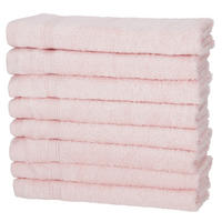 GÄSTETÜCHER 30x50 cm 450g/m2 im 8er Set, Gästetuch Rosa - Rosa, Textil (35/50cm) - Carpe Sonno