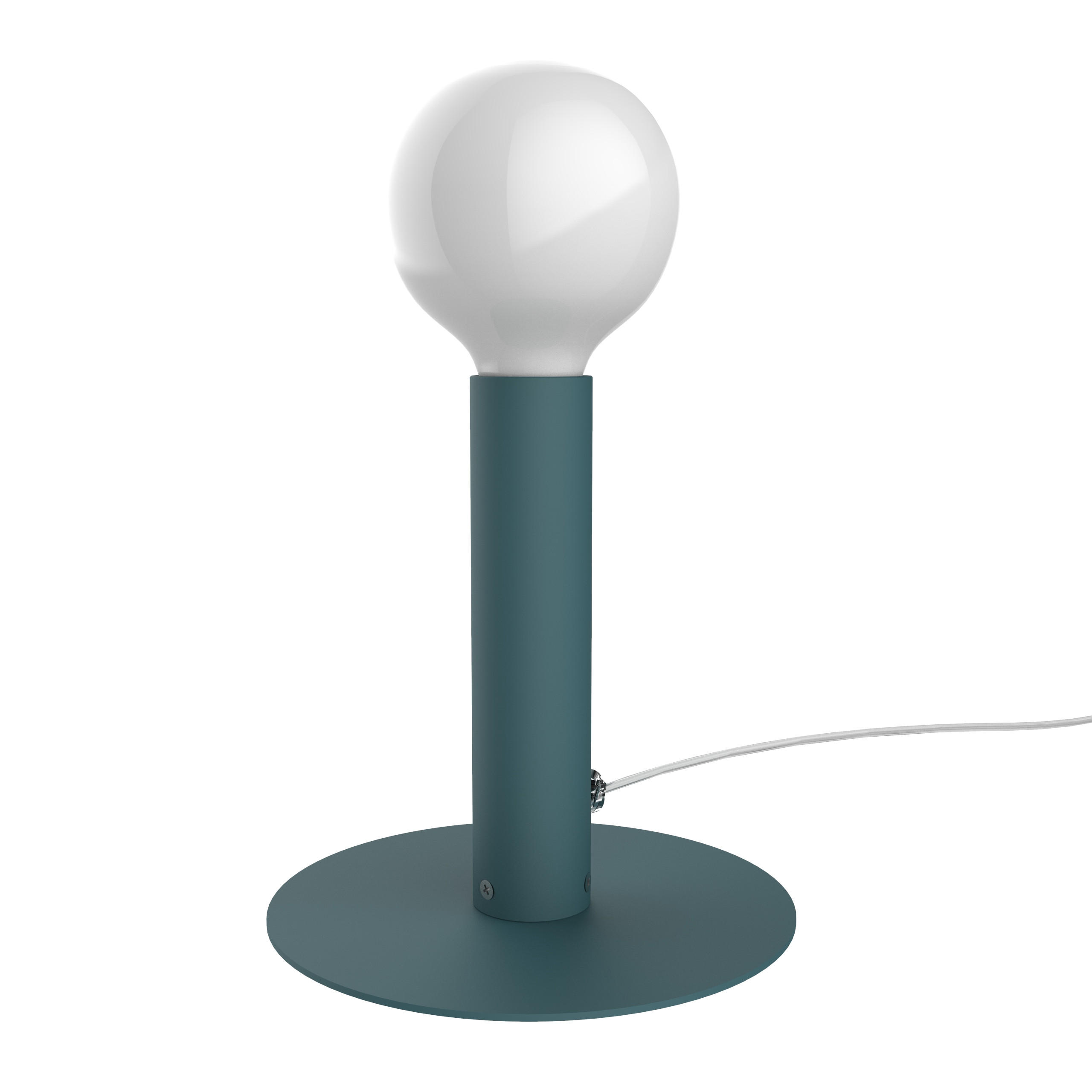 TISCHLEUCHTE - Blau, Metall (4/4/20cm) - Lumicom