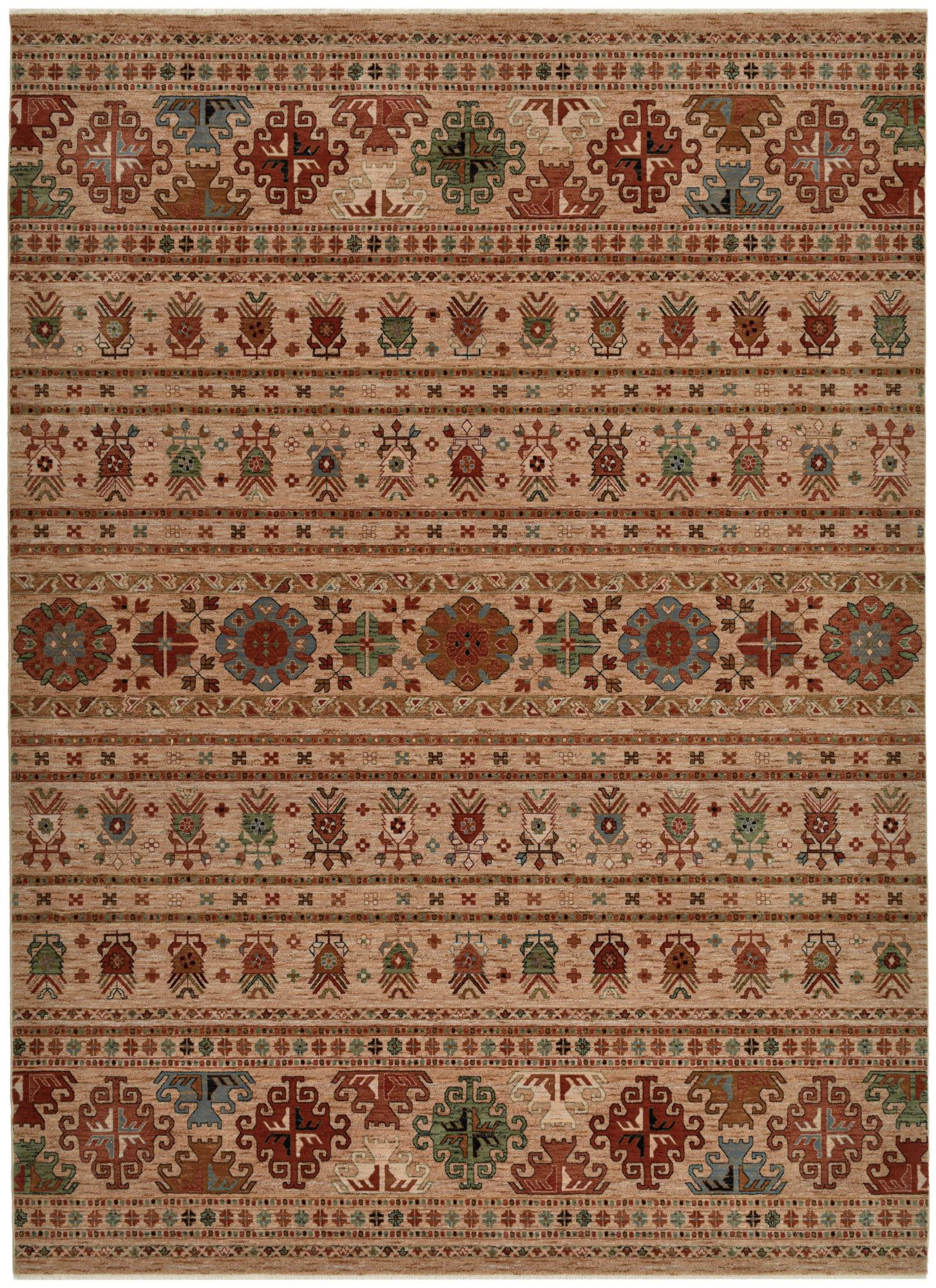 Theko Orientteppich Beige 300x380 cm