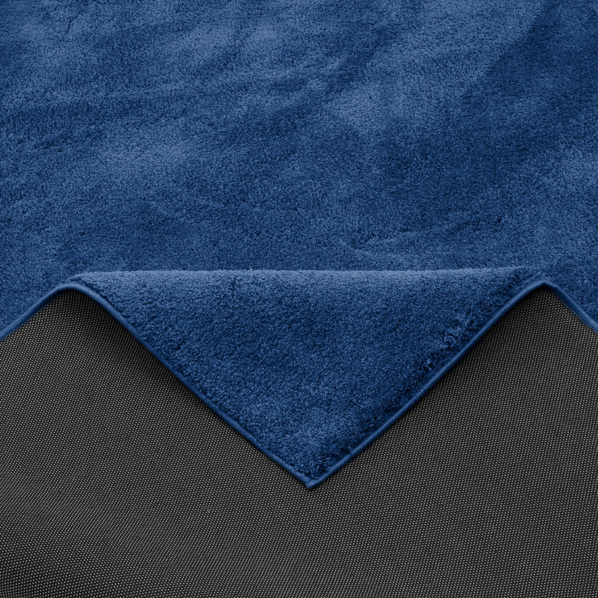 HOCHFLOR LANGFLOR SUPER SOFT TEPPICH SILKY - Dunkelblau, Textil (140/200cm) - Pergamon