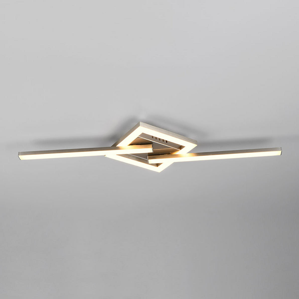 LED DECKENLEUCHTE Viale Silber Metall - Silberfarben, Metall (16/54/5cm)