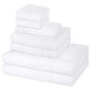 FROTTIERSET Rubin 8-teilig - Weiß, Textil (50/100cm) - Ross