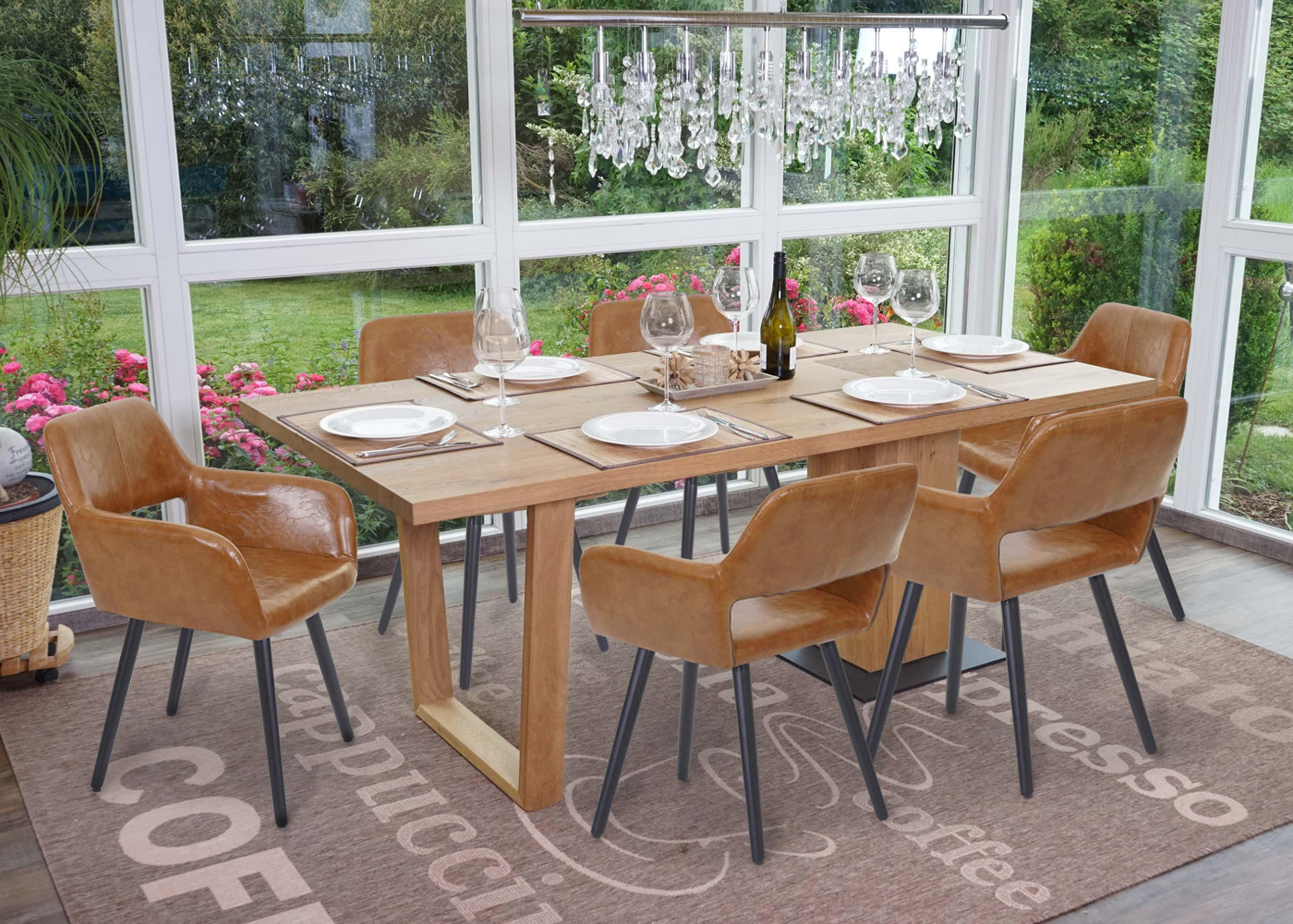 Thumbnail - MCW Esszimmerstuhl, Braun, Textil, 56x78x57 cm, Esszimmer, Stühle, Esszimmerstühle, Vierfußstühle