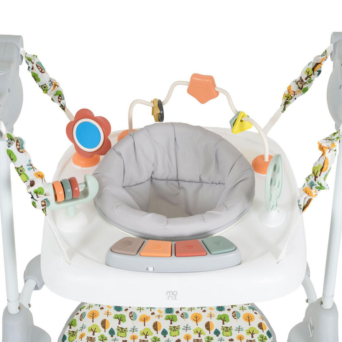 HOPSER Hop grau höhenverstellbar 360 drehbarer Sitz Spielcenter - Silberfarben, Kunststoff (72/73/72cm) - Moni