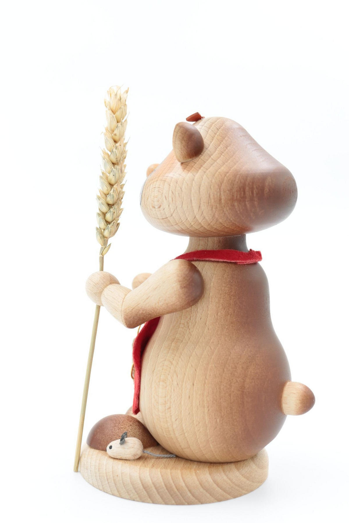 RAUCHFIGUR Hamster Urhamster-Frau 18 cm - Multicolor, Holz (12/18/0.1cm)