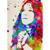 POSTER Janis Joplin2 A4 Schwarzer Rahmen - Schwarz, Papier (29.7/5/21cm) - Nacnic