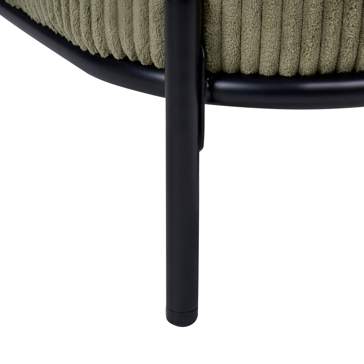 SESSEL Cord Grün Lunde - Grün, Textil (67/81/74cm) - Beliani