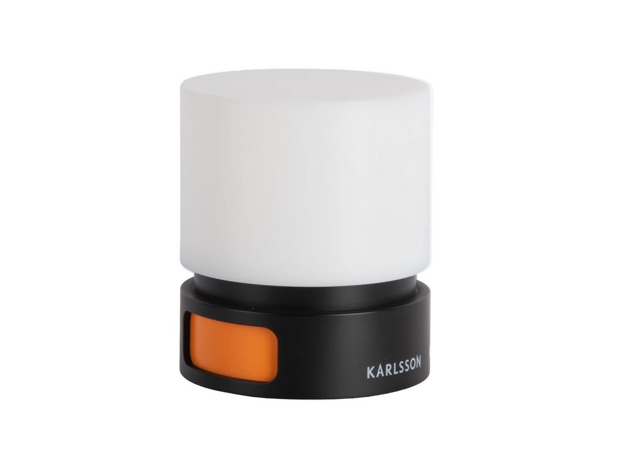WECKER Pillar Light LED - Schwarz - 9,6 cm - Schwarz, Kunststoff (8.2/9/8.2cm) - Karlsson