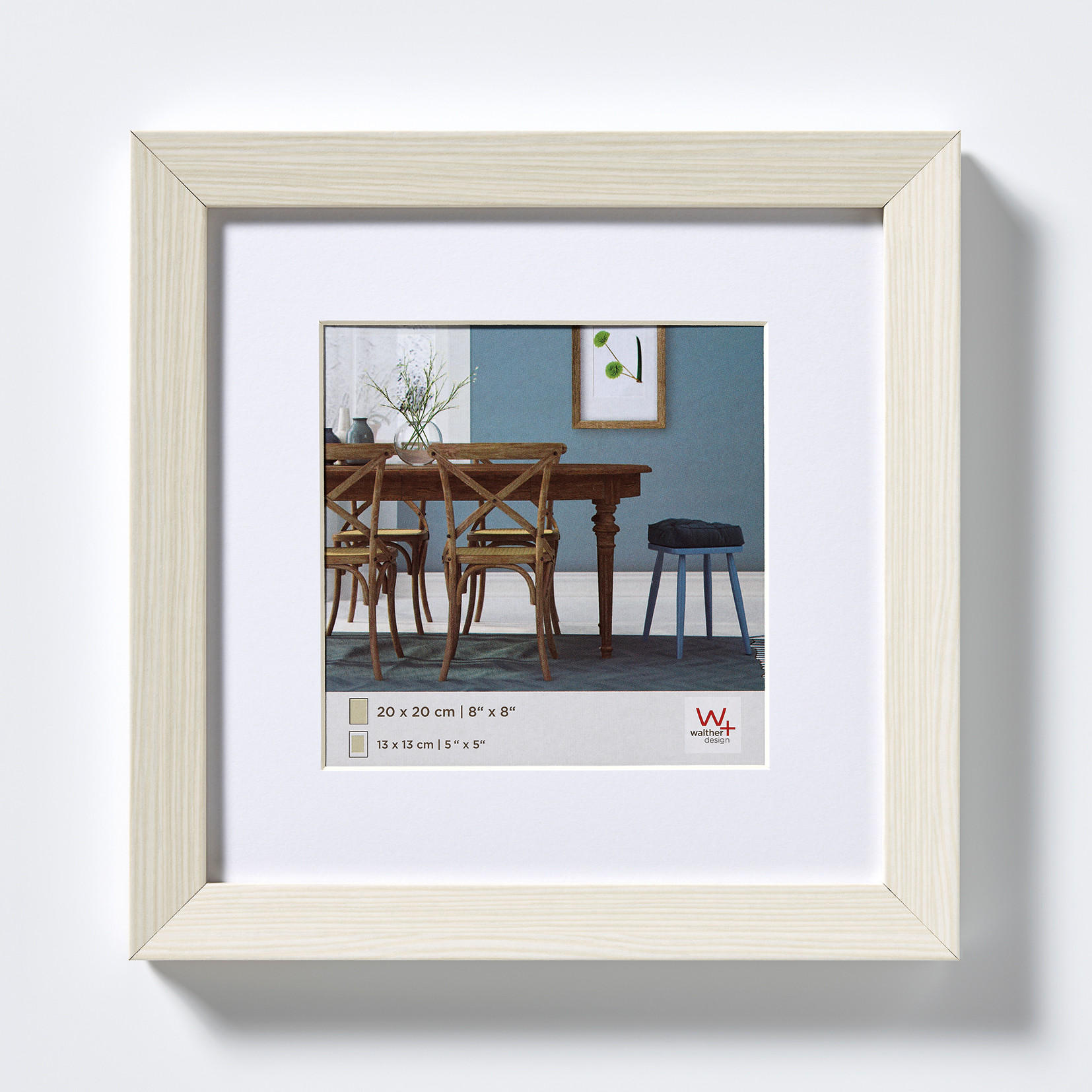 walther design Bilderrahmen Weiß 41.5x41.5 cm