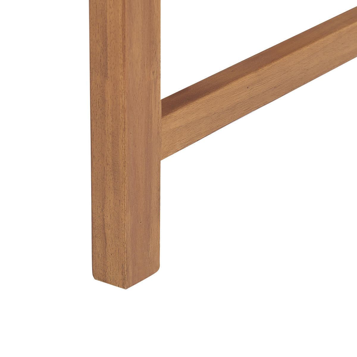 GARTENBANK Akazienholz hellbraun 110 cm Treia - Hellbraun, Holz (110/92/40cm) - Beliani