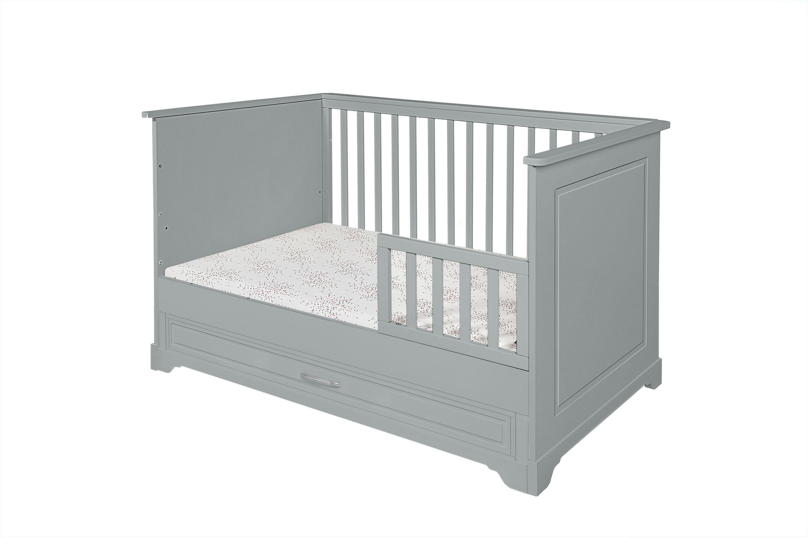 GITTERBETT Melody 140/70 - Grau, Holzwerkstoff (70/140cm) - RAUMHIRSCH FURNITURE