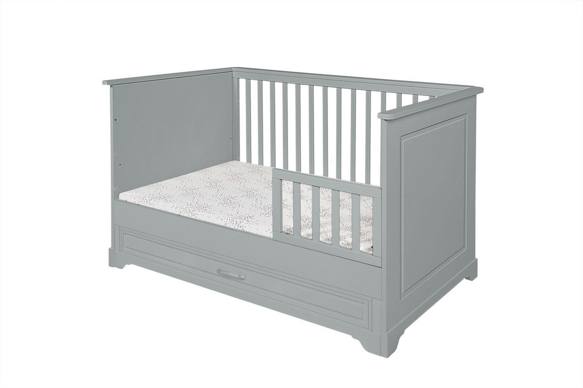 GITTERBETT Melody 140/70 - Grau, Holzwerkstoff (70/140cm) - RAUMHIRSCH FURNITURE