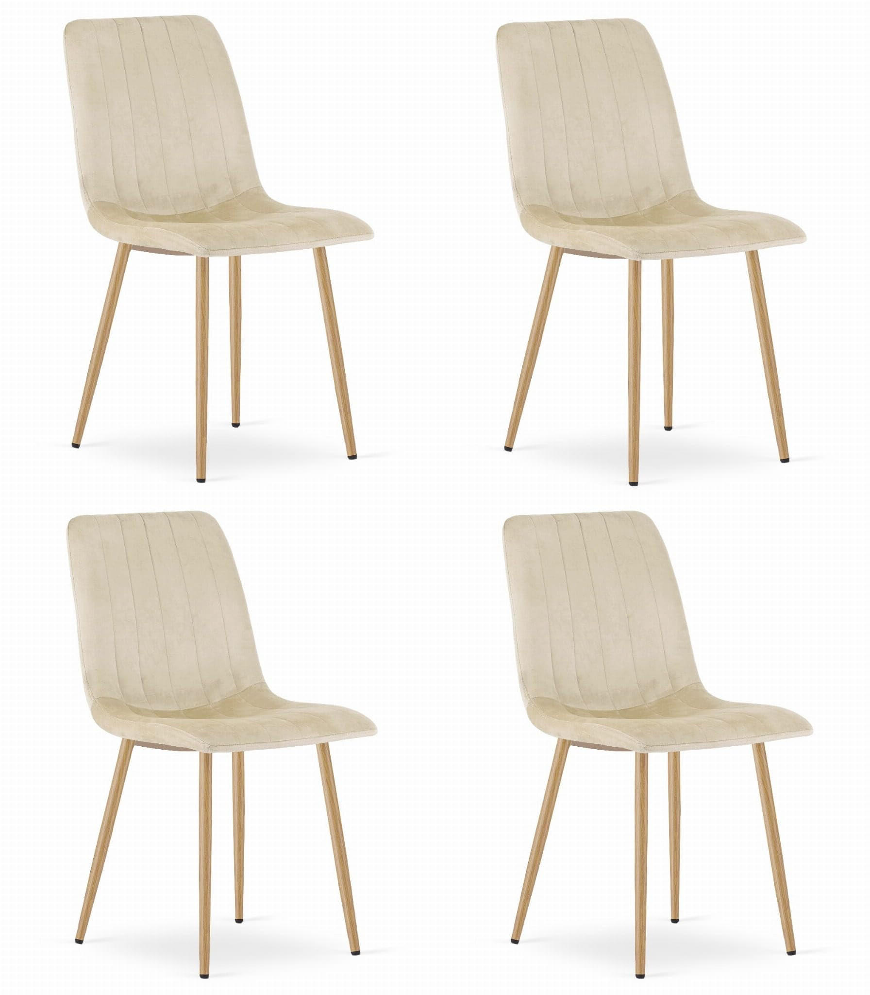Best For Home Esszimmerstuhl Beige 46x86x56 cm