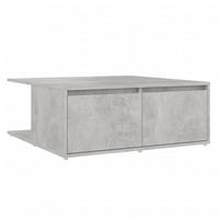 COUCHTISCH Betongrau 80x80x31 cm Holzwerkstoff - Grau, Holzwerkstoff (80/80/31cm) - furnicato