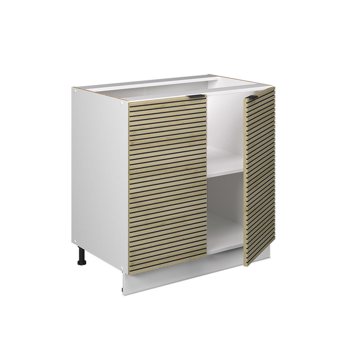 SKŘÍŇKA POD DŘEZ Fame-Line Dubový panel - bílá/barva dubu, kompozitní dřevo (80/82/60cm) - Vicco