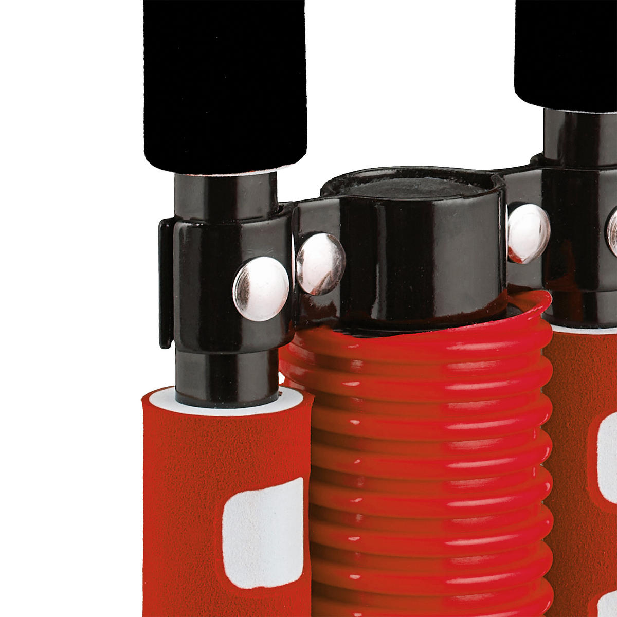 POGO-STICK - Dunkelrot, Kunststoff/Textil (29/6cm) - Relaxdays