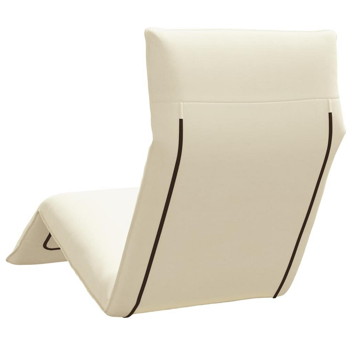 SONNENLIEGE Klappbar Creme 175/54/8.5 Cm Oxford-Gewebe - Creme, Textil (175/8.5/54cm) - vidaXL